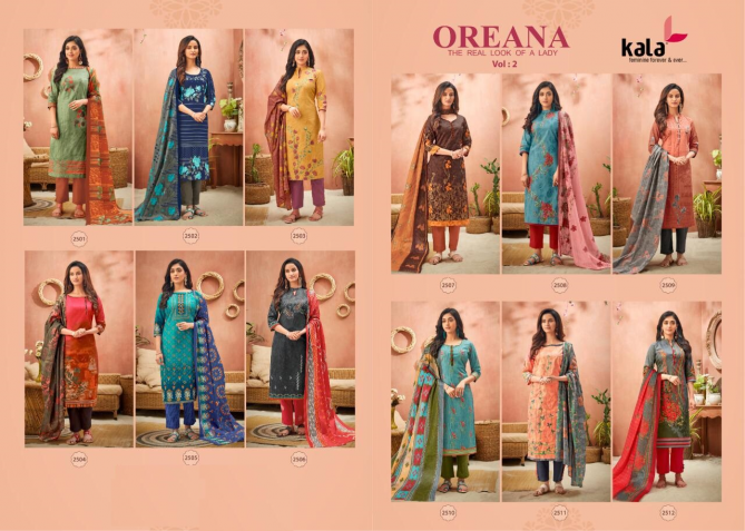 Oreana 2 Latest Fancy Designer Casual Wear Printed Cotton Dress Material Collection
